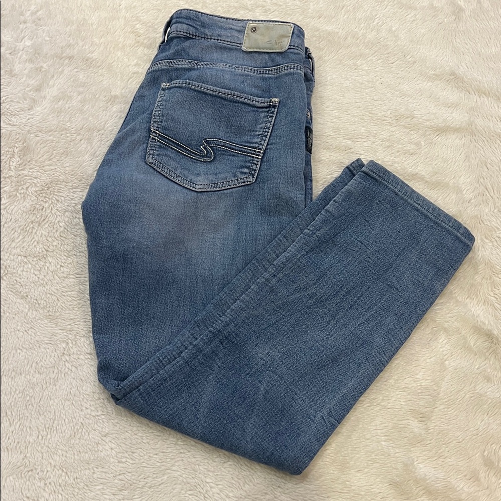 Silver Aiko High Skinny Jeans 28/31(27)